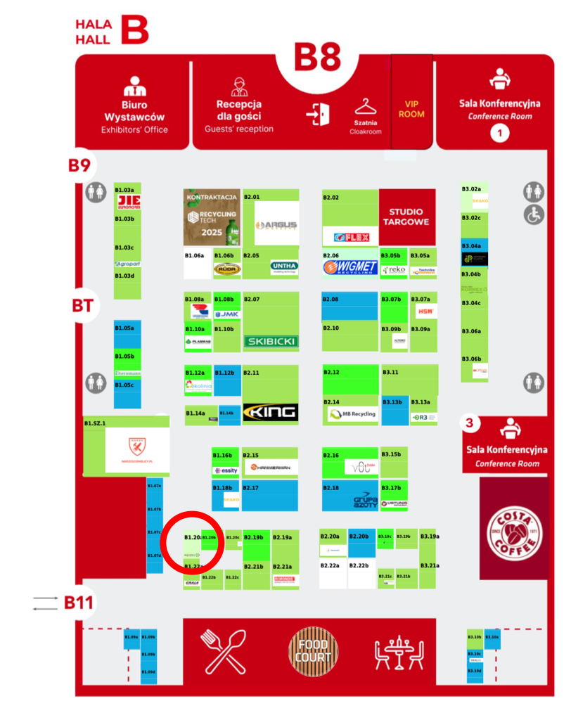 mapa recycling tech agrexeco