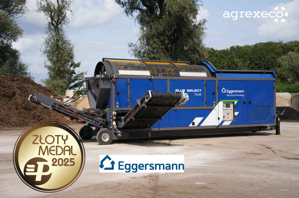blue select medal agrex-eco agrexeco eggersmann przesiewacz bębnowy kompaktowy